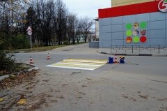 В Конакове сделали пешеходный переход после «шумихи» в СМИ